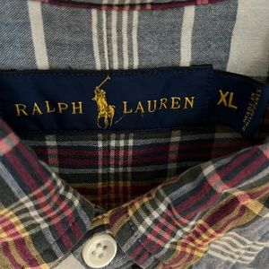 Ralph Lauren Plaid Button Down Shirt